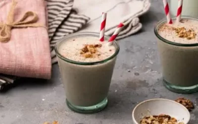 Creamy Walnut Butter Banana Smoothie